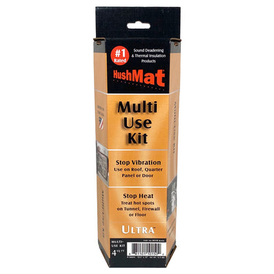 Multi Use Kit has 4 black sheets of 12x11 in  Ultra. Total 3.7 sqft.