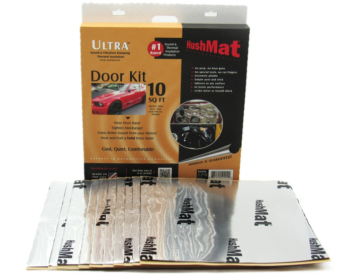 Door Kit has 10 sheets of 12 in x 12 in Ultra with Silver Foil. Total 10 sq ft.