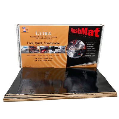 Car Heat Sound Deadening Insulation Mat - 50100cm Automobile Sound  Deadening & Heat Insulation Mat for Auto Hood Engine Roof Door and Trunk,  Aluminum