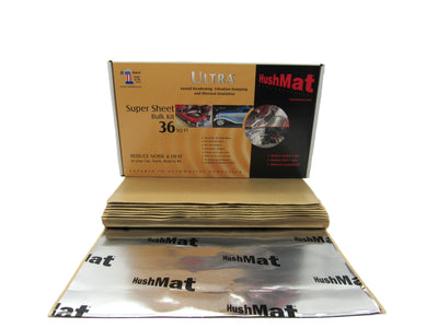 Super Bulk Kit has 9 sheets of 18 in x 32 in Ultra with Silver Foil. Total 36 sq ft.