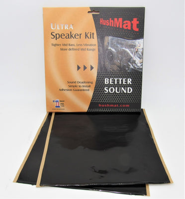 Speaker Kit - Stealth Black Foil With Self-Adhesive Butyl-2 Sheets 10inx10in Ea 1.4 Sq Ft