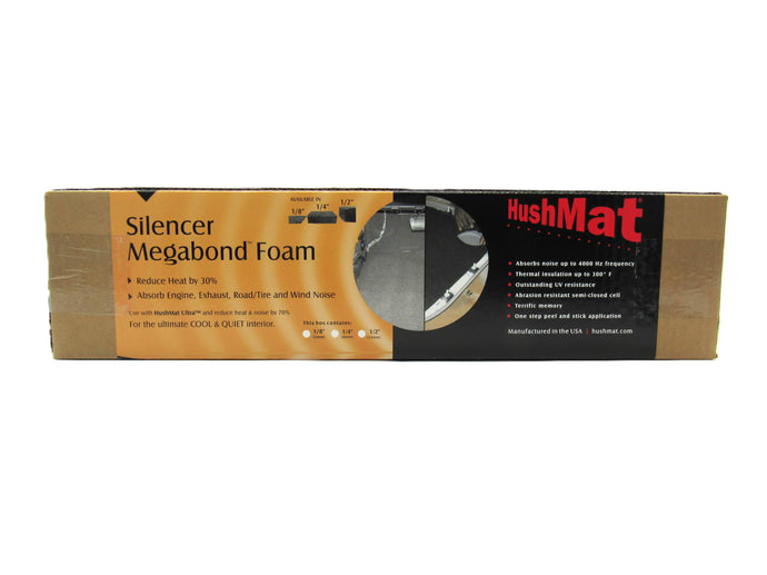 Silencer Megabond 1/2 in Foam Insulation Kit - 2 sheets of 23 in x 36 in. Total 11.5 sq ft.