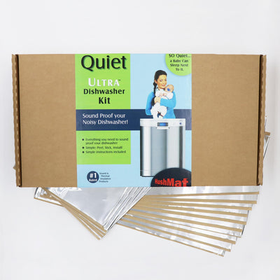 Washing Machine Soundproofing Kit for all makes and models. Covers door and tub.