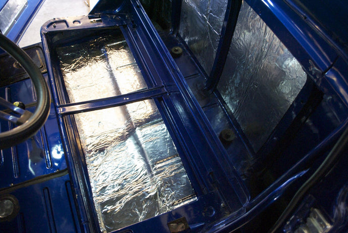 Crew Cab Truck Floor Pan Insulation Kit