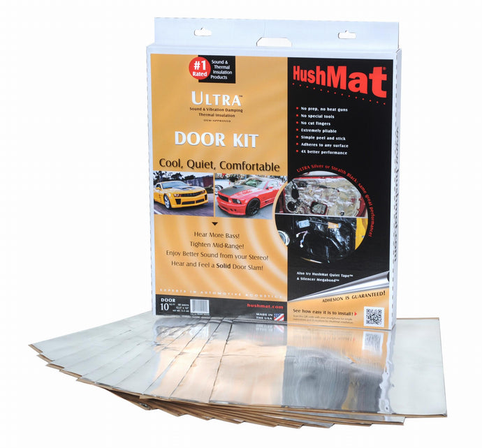Door Kit has 10 sheets of 12 in x 12 in Ultra with Silver Foil. Total 10 sq ft.