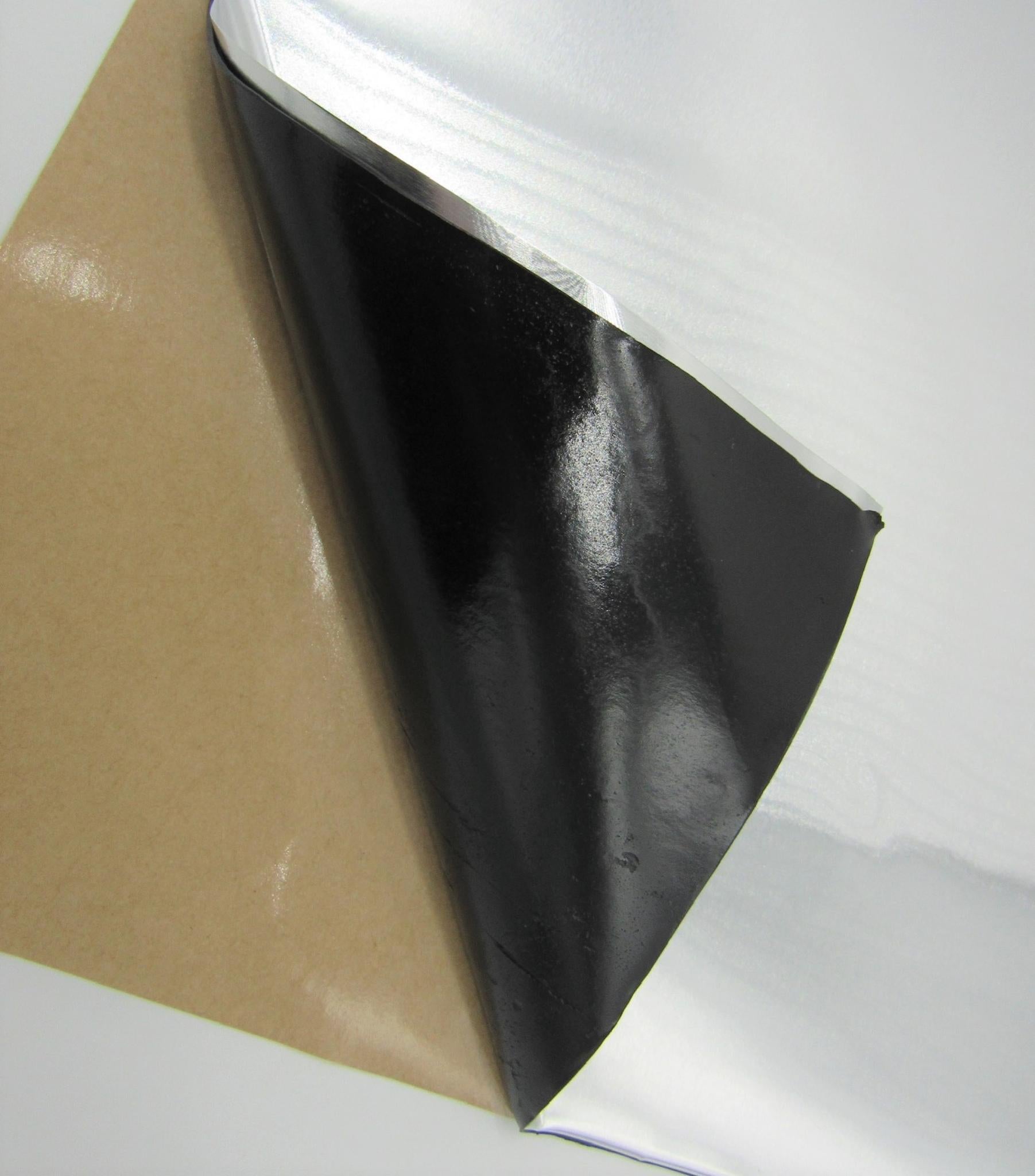 Carbon Fiber Black Adhesive Vinyl 12in x 12in Sheets